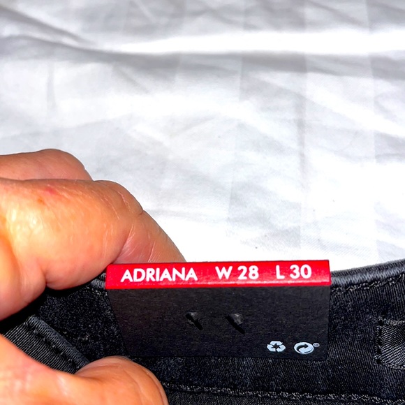 NWT - ADRIANA Dark Smoke Supersoft jeans. These are gorgeous. Size: 28/30. - Picture 7 of 10